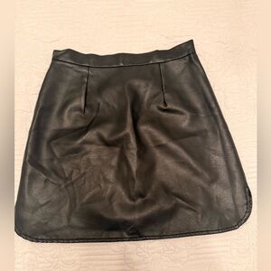 Hello Molly Leather Skirt